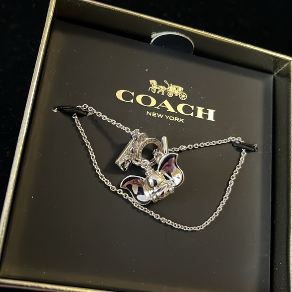 Coach X Disney Dumbo Stud Earrings And Toggle Bracelet - Picture 12 of 14
